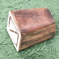 インド伝統の手彫りウッドブロックスタンプ2×2cm - サブ3