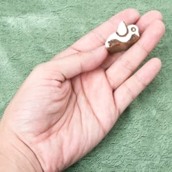 ウッドブロックスタンプ・ミニ【鳥】2×3cm - サブ4