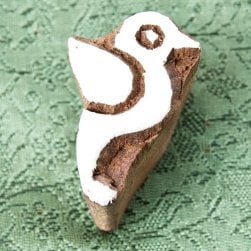 ウッドブロックスタンプ・ミニ【鳥】2×3cm