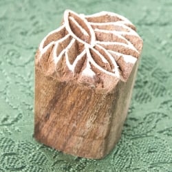 ウッドブロックスタンプ【植物】 約3×2.5cm - サブ2