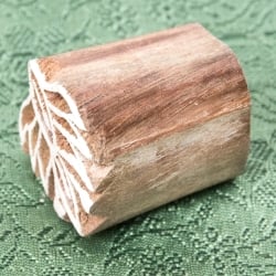 ウッドブロックスタンプ【植物】 約3×2.5cm - サブ3