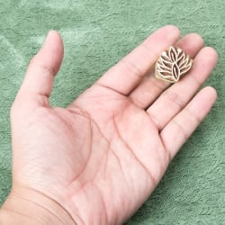 ウッドブロックスタンプ【植物】 約3×2.5cm - サブ4