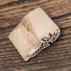 インド伝統の手彫りウッドブロックスタンプ2.5×4cm - サブ4