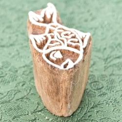 ウッドブロックスタンプ【魚】約5cm×2cm - サブ2