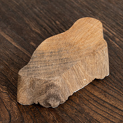 ウッドブロックスタンプ 亀さん 8.5cm x 4cm - サブ4