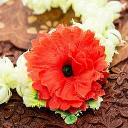 南インドの髪飾り - ジャスミンのつぼみ 薄緑 - サブ2