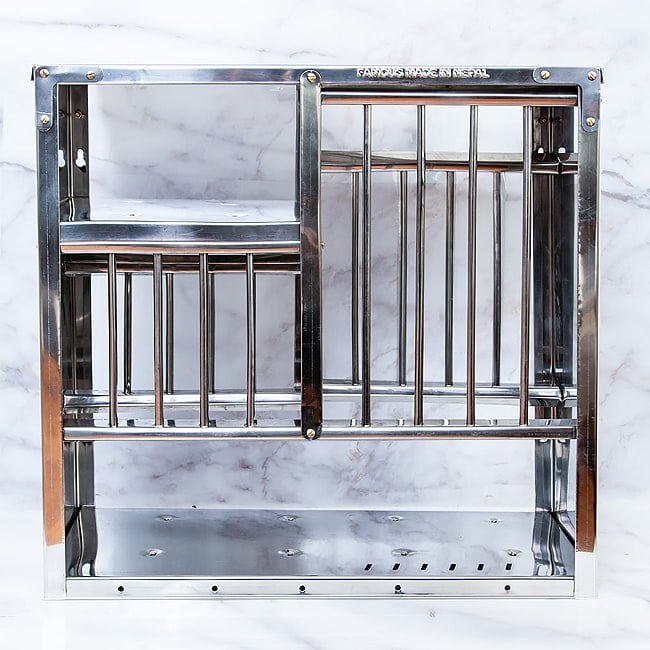 【完成品】インディアンキッチンラック 食器棚 【中】 高さ:60cm程度 横幅:60.5cm程度 2 - 単体で見てみました。