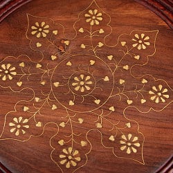 シーシャムウッドのサイドテーブル　【直径：45cm】 - サブ5