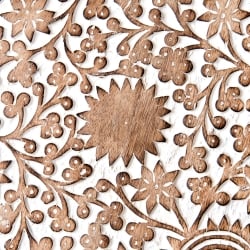 【全8種類】直径31cm マンゴーウッドのマンダラ・スツール - サブ5