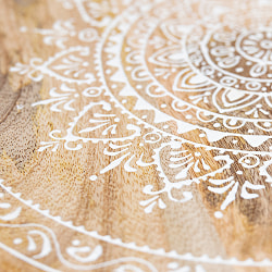 【高さ38cm】家具の街ジョードブルからやってきた　ボヘミアンテーブル　Sサイズ - サブ4