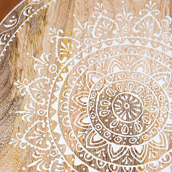 【高さ38cm】家具の街ジョードブルからやってきた　ボヘミアンテーブル　Sサイズ - サブ5