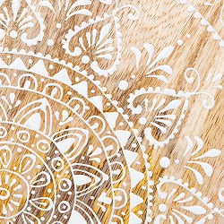 【高さ48cm】家具の街ジョードブルからやってきた　ボヘミアンテーブル　Mサイズ - サブ5