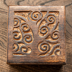 マンゴーウッドの小物入れ 生命の樹 ナチュラルフィニッシュ - サブ5