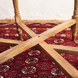 〔天板別売り〕折り畳める　マンゴーウッドのトレイスタンド　テーブルの脚〔ラージ〕 - サブ4