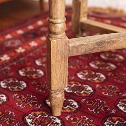 〔天板別売り〕折り畳める　マンゴーウッドのトレイスタンド　テーブルの脚〔ラージ〕 - サブ5