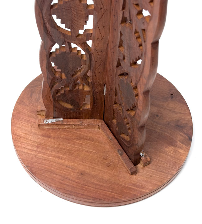 アジアンサイドテーブル 【直径：29cm】【トール】 の通販[送料無料  