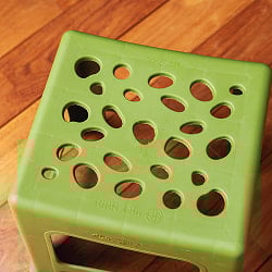 Viet Nhat社製　小さくてかわいい！本場ベトナムの屋台椅子　重ね収納OK!　テラスなど屋外で使えるスタッキングチェア - サブ4