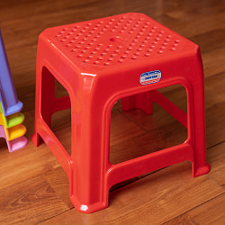 【自由に選べる4脚セット】小さくてかわいい！本場ベトナムの屋台椅子　重ね収納OK!　テラスなど屋外で使えるスタッキングチェア - サブ2