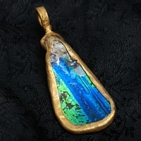 [一点もの]ローマングラスのペンダントの商品写真