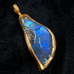 [一点もの]ローマングラスのペンダントの商品写真