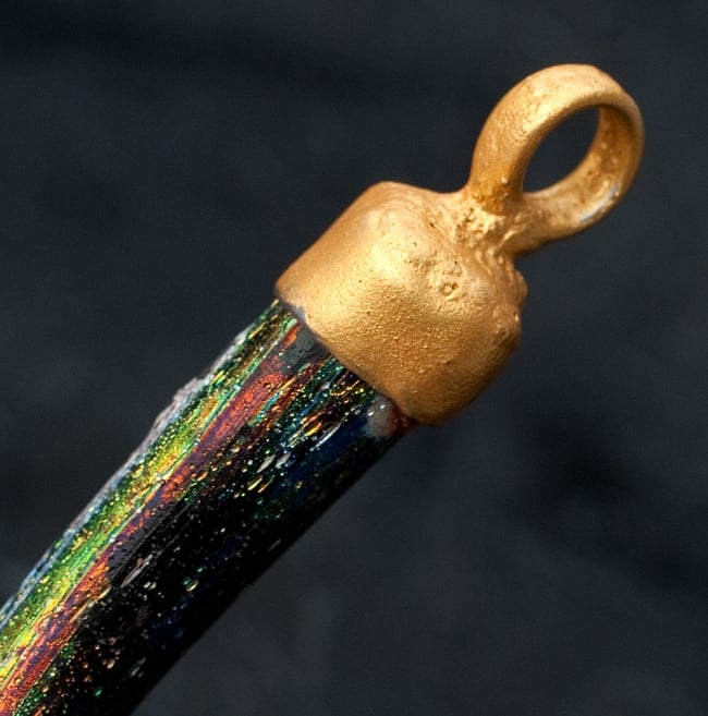 [一点もの]ローマングラスのペンダント 5 - ペンダントの輪っかの部分の拡大です