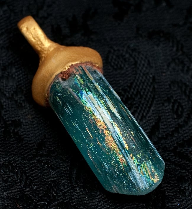 [一点もの]ローマングラスのペンダントの写真ローマンガラス,ローマングラス,ペンダントトップ,ネックレス