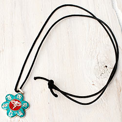 [シルバー925]インドの手作り原石ペンダントトップ[スライスアメジスト] - サブ5