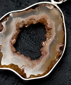 [シルバー925]インドの手作り原石ペンダントトップ[ドルジークォーツ] - サブ2