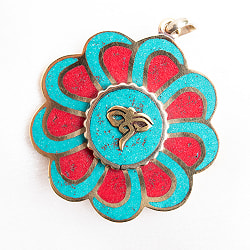 【全3種】チベットの聖なるモチーフ メタルペンダント - サブ2