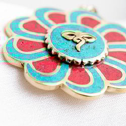 【全3種】チベットの聖なるモチーフ メタルペンダント - サブ3