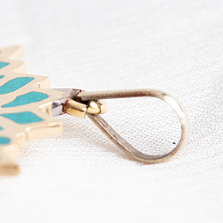 チベットの聖なるモチーフ メタルペンダント　ロータス - サブ3