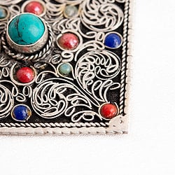 緻密な金属工芸　チベットのメタルペンダント - サブ3
