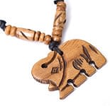 水牛の骨のネックレス - ゾウの商品写真