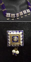 インド七宝アクセサリーセットの商品写真