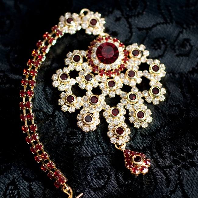 カラフルビジューのティッカ インドのヘアアクセサリー 10 - 【選択:D】の写真です