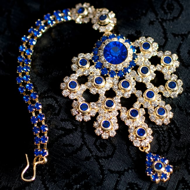 カラフルビジューのティッカ インドのヘアアクセサリー 11 - 【選択:E】の写真です