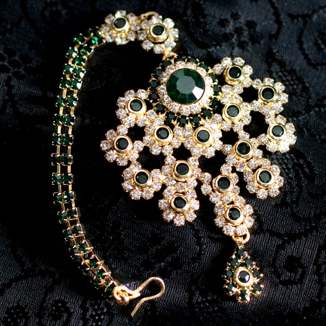 カラフルビジューのティッカ インドのヘアアクセサリー 12 - 【選択:F】の写真です