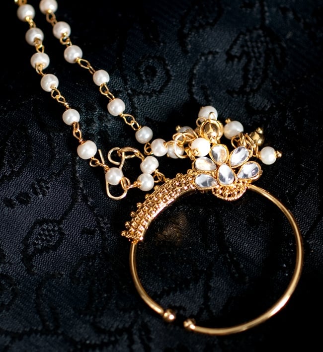 〔ナティー〕ノーズリング インドのノンホール鼻ピアスの写真