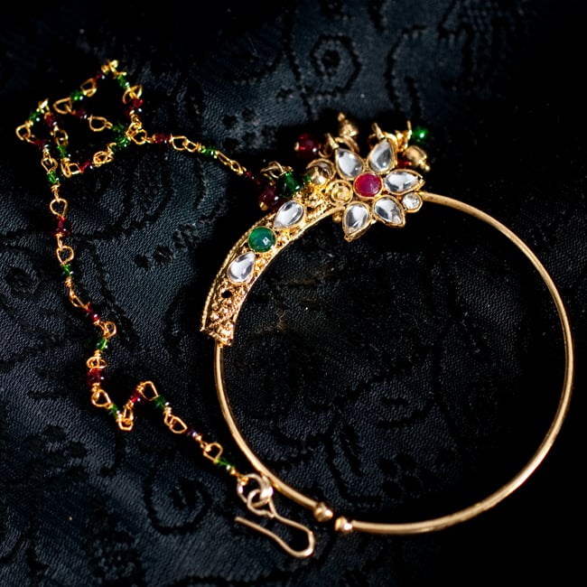 〔ナティー〕ノーズリング インドのノンホール鼻ピアス 7 - 【選択:A】の写真です