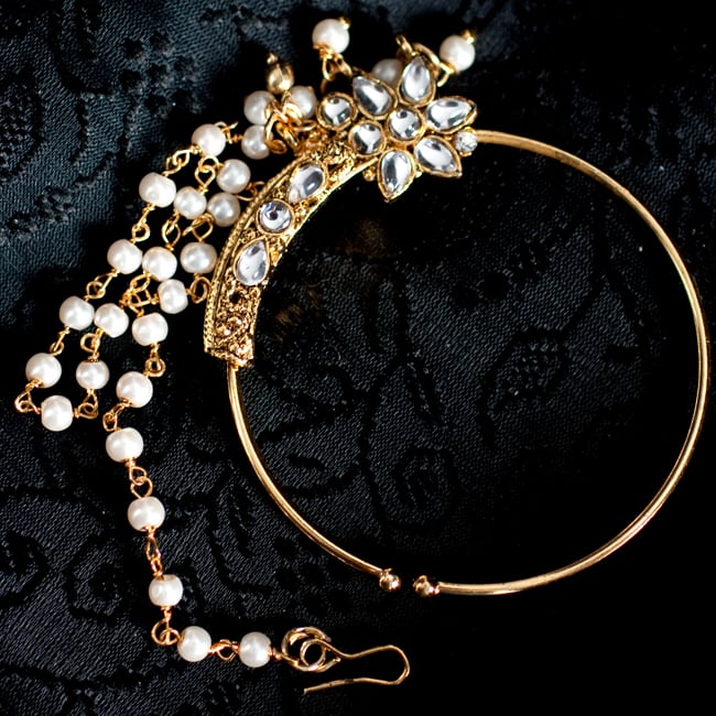 〔ナティー〕ノーズリング インドのノンホール鼻ピアス 9 - 【選択:C】の写真です