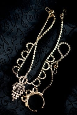 シンプルラインストーンのノーズリング＆ティッカセット - サブ4