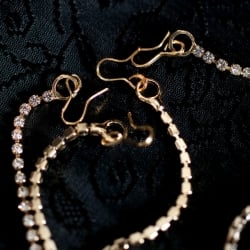 シンプルラインストーンのノーズリング＆ティッカセット - サブ5