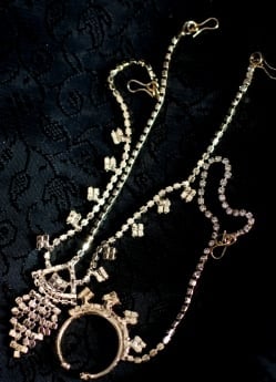 シンプルラインストーンのノーズリング＆ティッカセット - サブ4