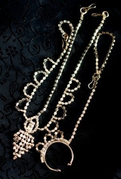 シンプルラインストーンのノーズリング＆ティッカセット - サブ4