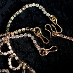 シンプルラインストーンのノーズリング＆ティッカセット - サブ5