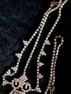 シンプルラインストーンのノーズリング＆ティッカセット - サブ3