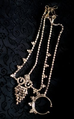 シンプルラインストーンのノーズリング＆ティッカセット - サブ4