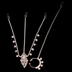 シンプルラインストーンのノーズリング＆ティッカセット - サブ2