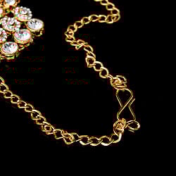 インドアクセサリー3点セット〔ネックレス、ピアス、ティッカ〕　パーティーや結婚式などへ - サブ3