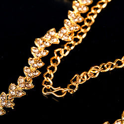 インドアクセサリー3点セット〔ネックレス、ピアス、ティッカ〕　パーティーや結婚式などへ - サブ3